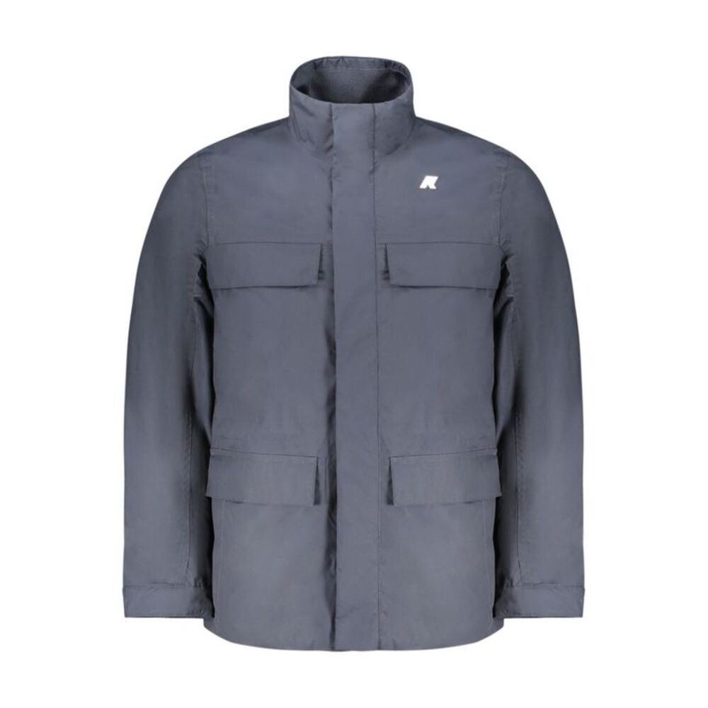 K-WAY Blue Polyester Men's Men's Jacket